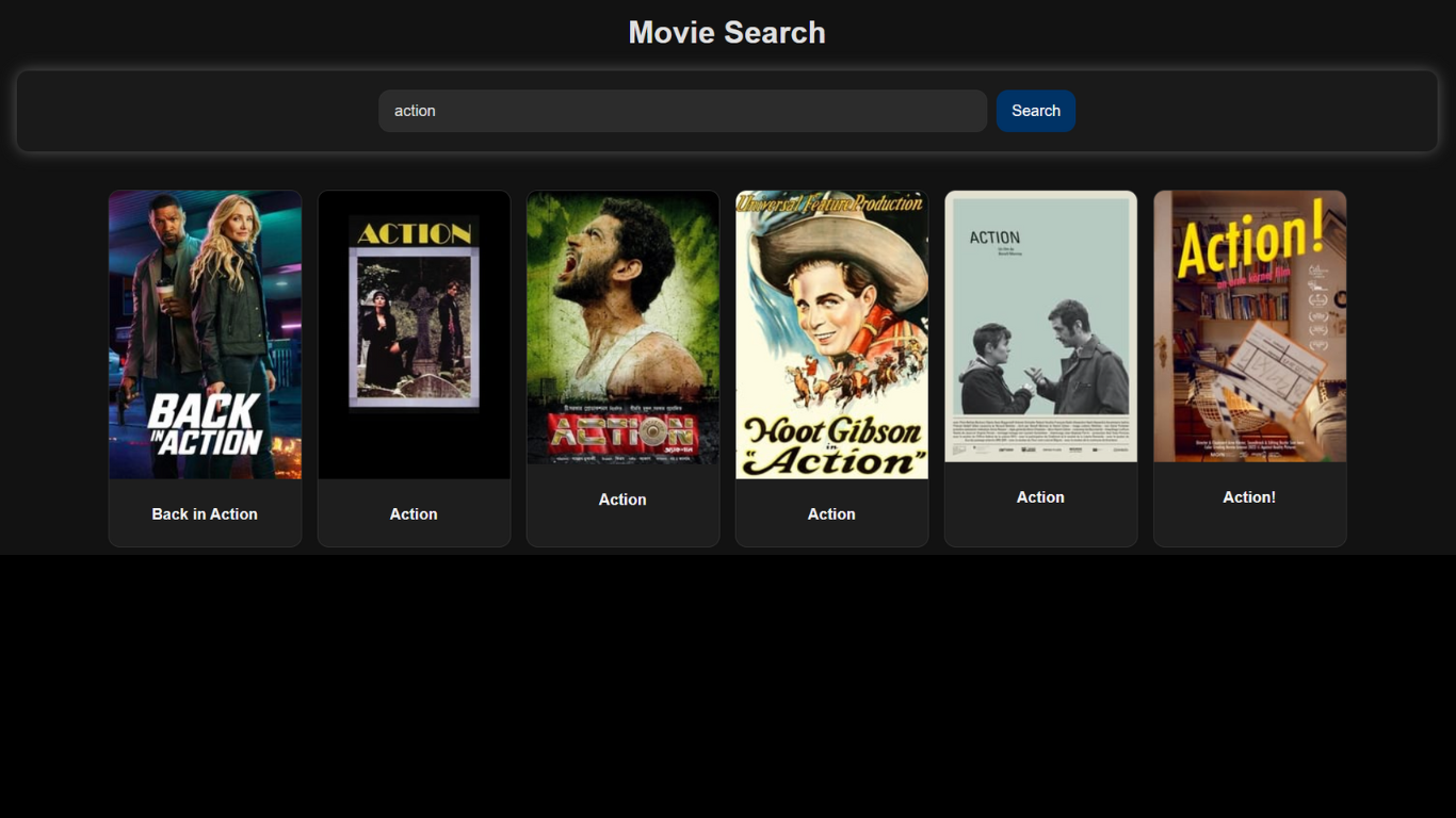 Movie Search - Movie information search app